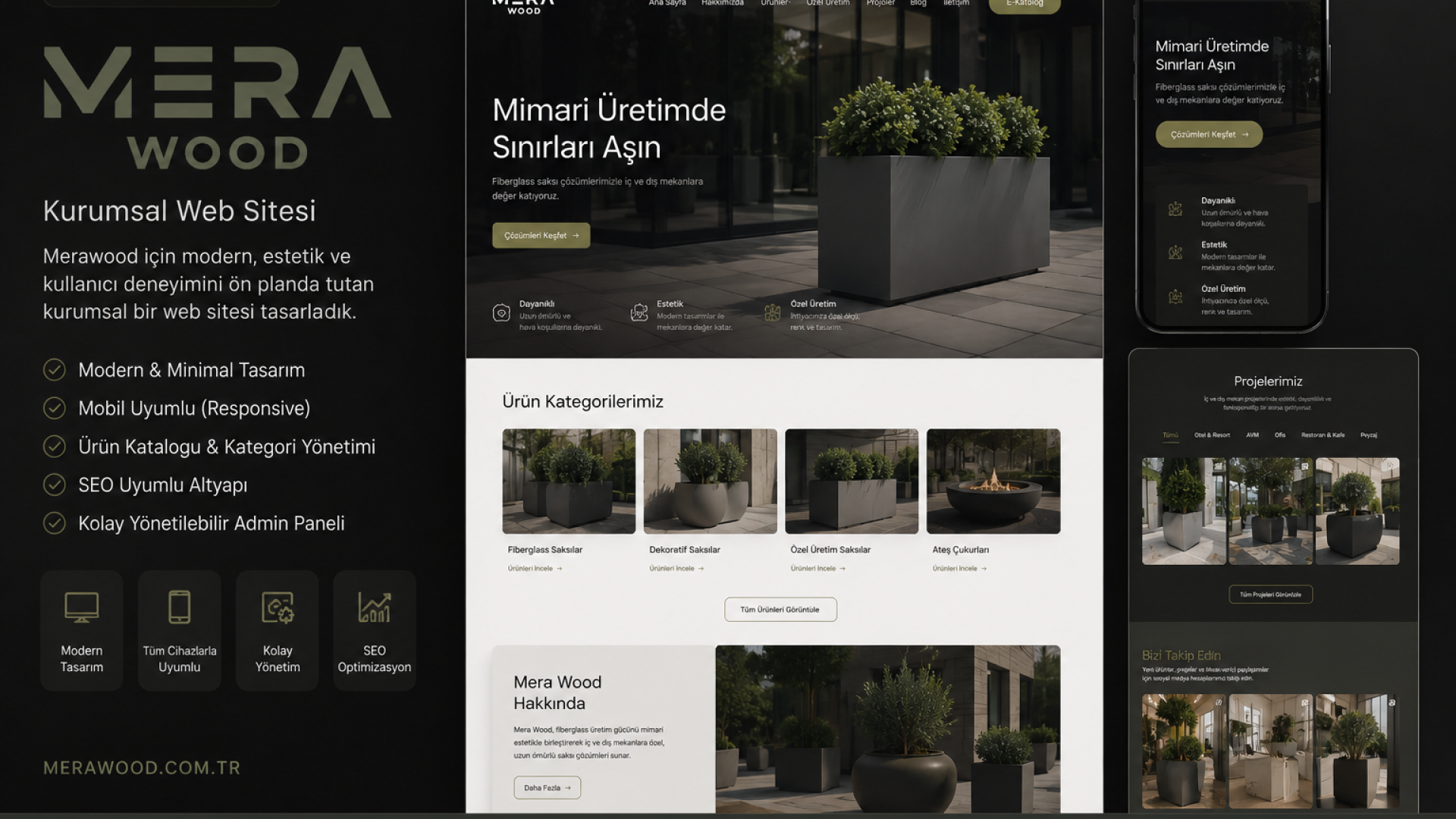 Mera Wood Concept Web Sitesi